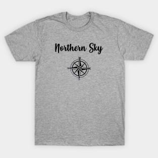 Northern Sky, black T-Shirt